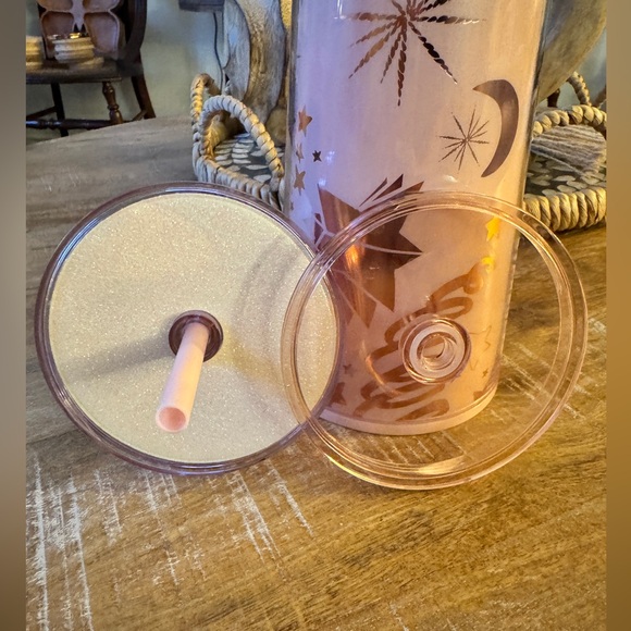 Starbucks Holiday 2023 Pink Moon And Stars Venti 24oz Cold Cup Tumbler - Picture 3 of 5